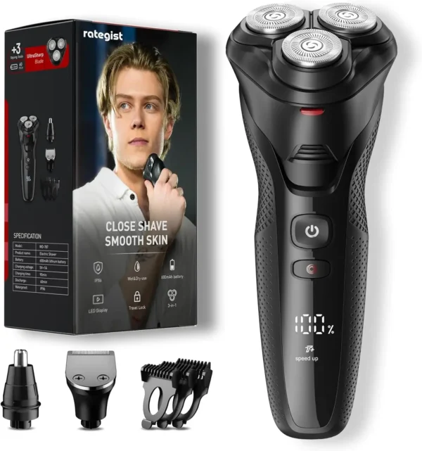 Cordless Electric Razor for Men