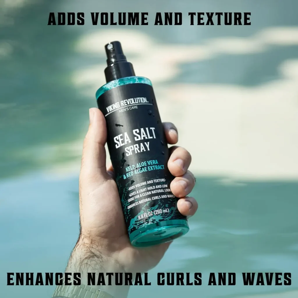 Viking Revolution Salt Spray for Hair – Natural Volume, Texture &amp; Matte Finish